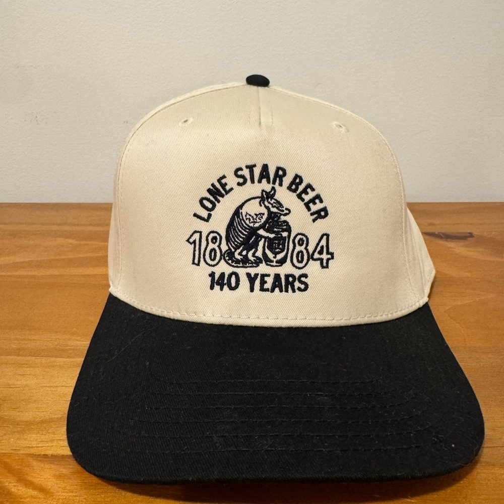 NWOT Lone Star Beer Black and High Profile Cap